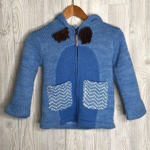 Kyber Blue Duck Wool Kids Jacket - Large